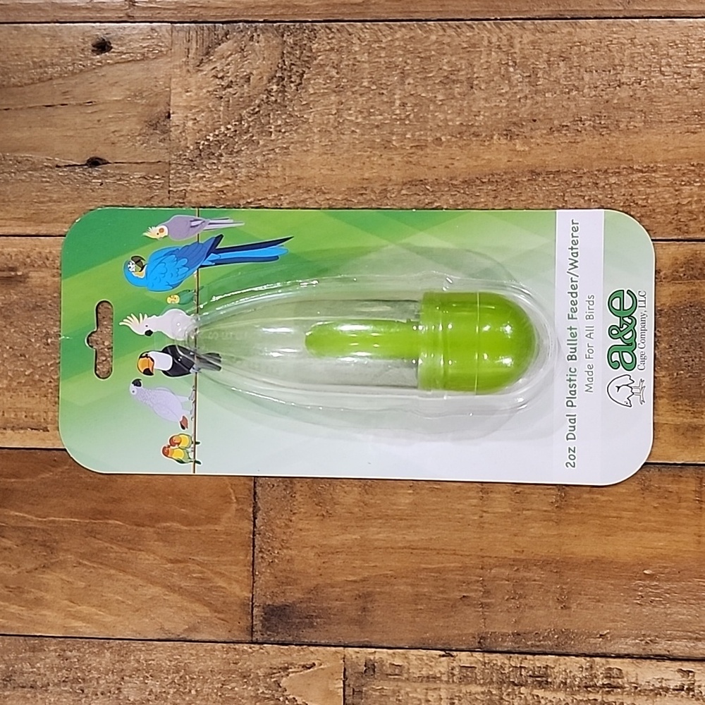 A&E Cage bullet bird feeder & waterer